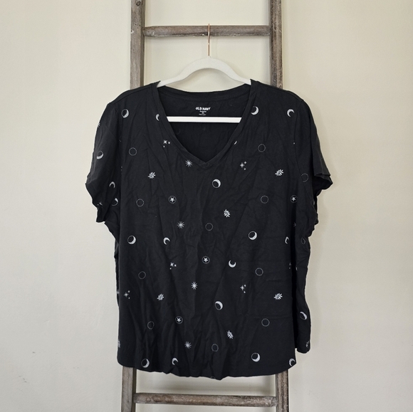 ⭐️40% Off⭐️ Old Navy Celestial Print EveryWear Short-Sleeve T-Shirt - Picture 4 of 8